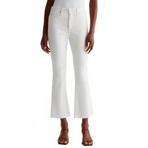 NEW AG JEANS farrah boot crop jean in powder & alchemy